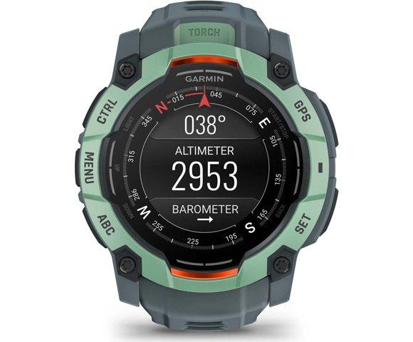 Garmin Instinct 3 50mm AMOLED Gray Green smartwatch - slika 8