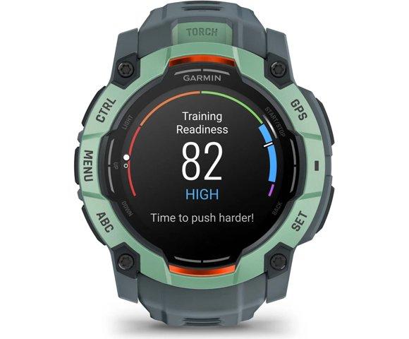 Garmin Instinct 3 50mm AMOLED Gray Green smartwatch - slika 13