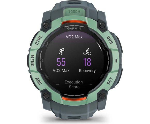 Garmin Instinct 3 50mm AMOLED Gray Green smartwatch - slika 14