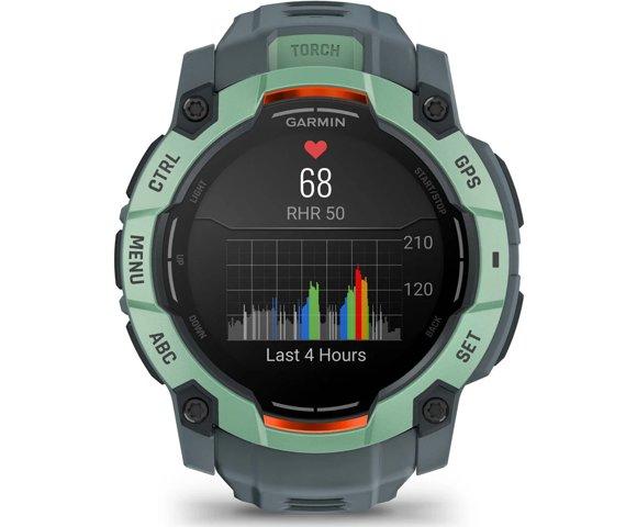 Garmin Instinct 3 50mm AMOLED Gray Green smartwatch - slika 7