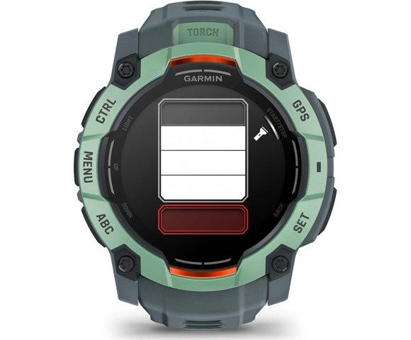 Garmin Instinct 3 50mm AMOLED Gray Green smartwatch - slika 6