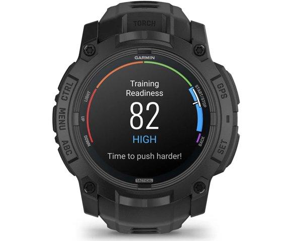 Garmin Instinct 3 50mm AMOLED Tactical Black smartwatch - slika 10