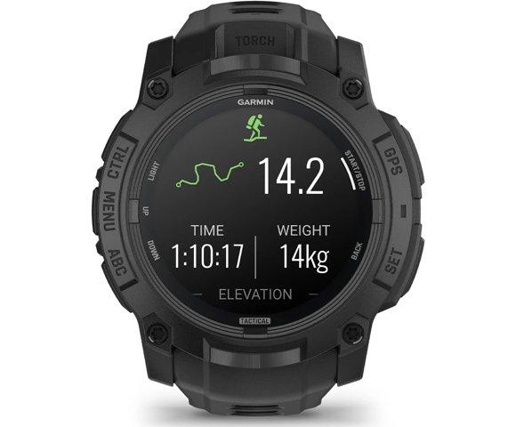 Garmin Instinct 3 50mm AMOLED Tactical Black smartwatch - slika 6