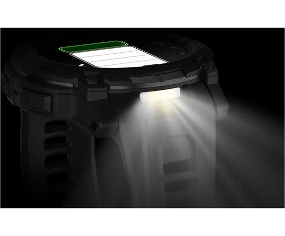 Garmin Instinct 3 50mm AMOLED Tactical Black smartwatch - slika 9