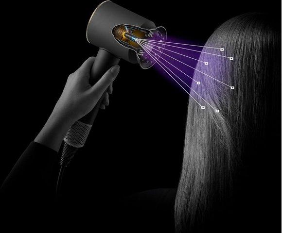 Dyson Supersonic Nural Curly + Coily (Amber Silk/ Pink Champagne) fen - slika 3