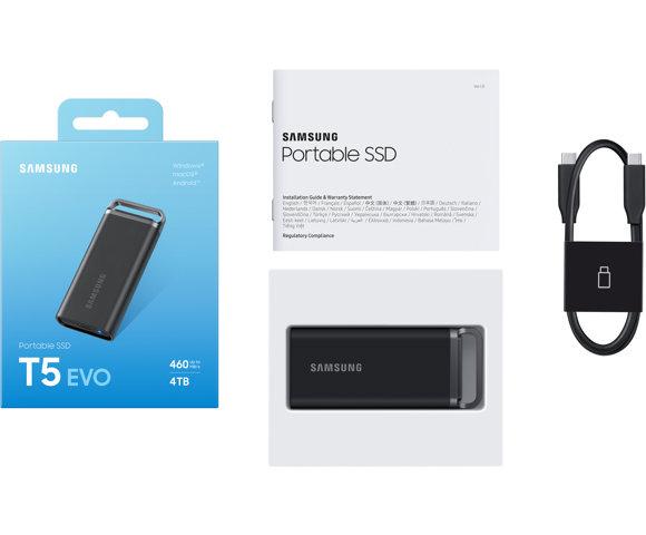 SAMSUNG Portable T5 EVO 4TB Black eksterni SSD - slika 9