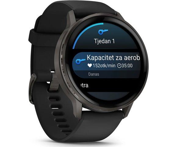 Garmin Venu 4 45mm Black smartwatch - slika 3