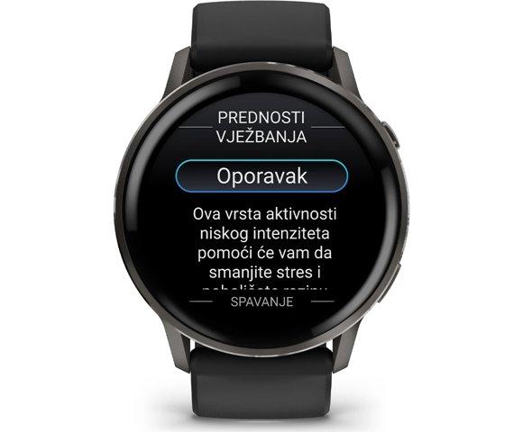 Garmin Venu 4 45mm Black smartwatch - slika 6
