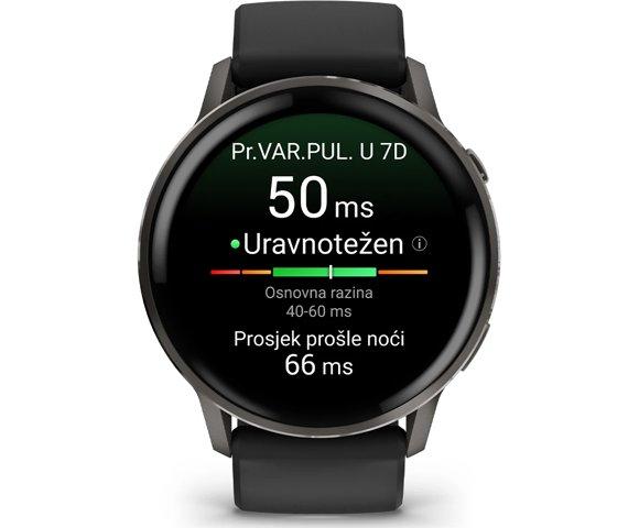 Garmin Venu 4 45mm Black smartwatch - slika 2