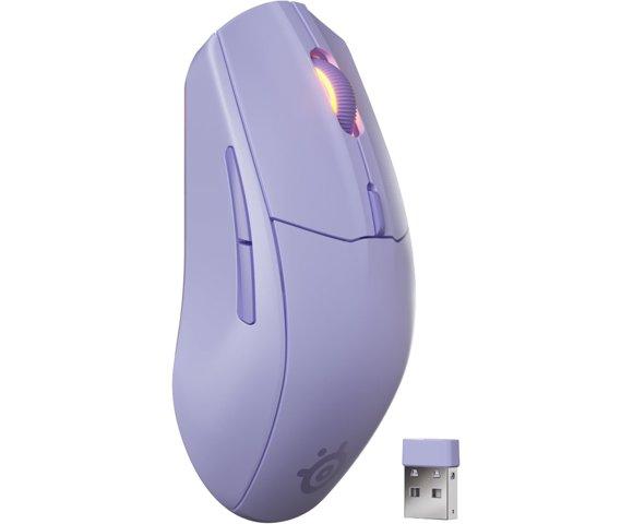 SteelSeries Rival 3 Wireless Gen 2 Lavander - slika 2