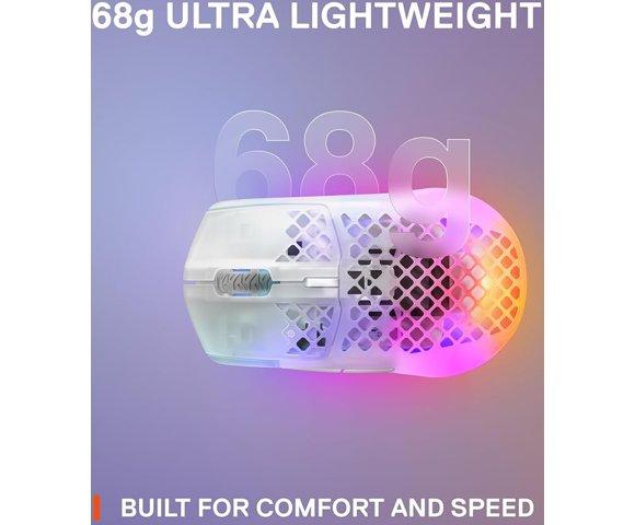 SteelSeries AEROX 3 Wireless Ghost - slika 3