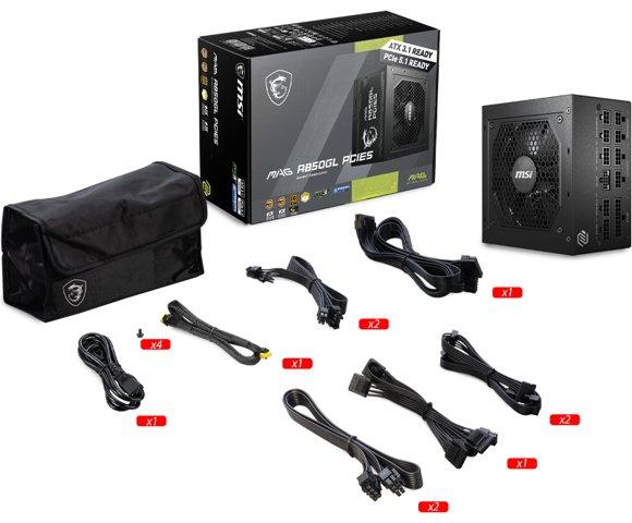 MSI MAG A850GL PCIE5 napajanje - slika 5