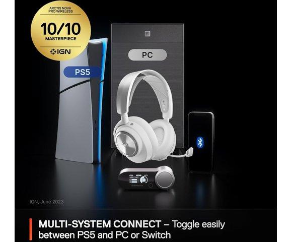 SteelSeries Arctis Nova Pro Wireless White - slika 3