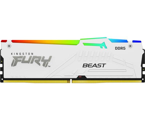 Kingston FURY Beast RGB White 64GB DDR5-6000 RAM  - slika 4
