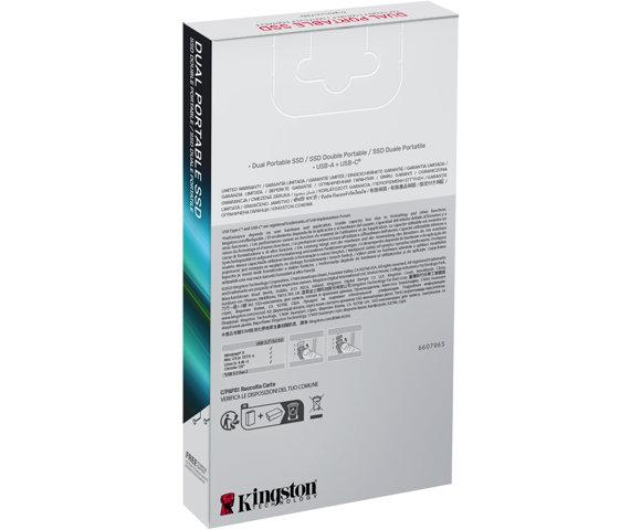 Kingston Dual Portable 1TB SSD disk - slika 2