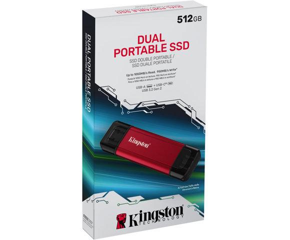 Kingston Dual Portable 512GB SSD disk - slika 2