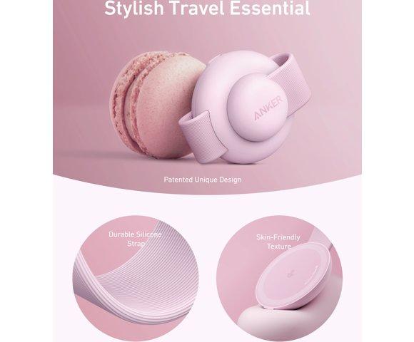 ANKER MagGo Pink bežični 3-u-1 sklopivi punjač - slika 7