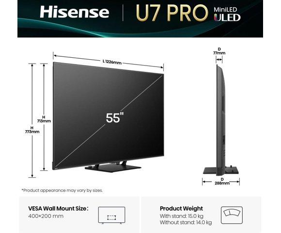 HISENSE 55U7Q PRO - slika 3