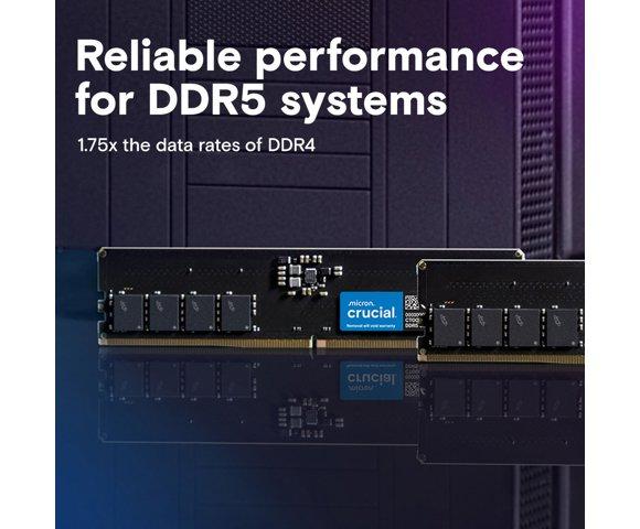 Crucial 16GB DDR5-5600 UDIMM RAM  - slika 2