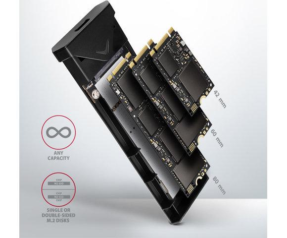 Axagon EEM2-UB2 SSD kućište - slika 9