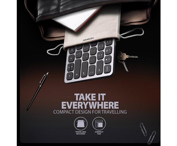 Axagon HMC-KB-US 9-u-1 tastatura i hub - slika 2