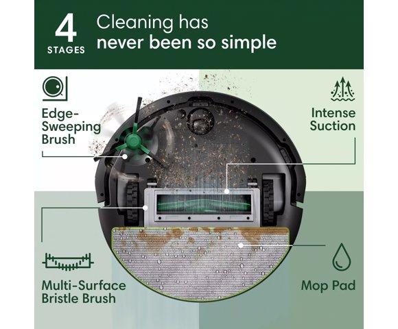 Ecovacs ROOMBA COMBO 105 Black - slika 3