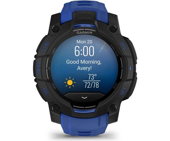 GARMIN Instinct 3 45mm AMOLED Blue smartwatch - slika 11