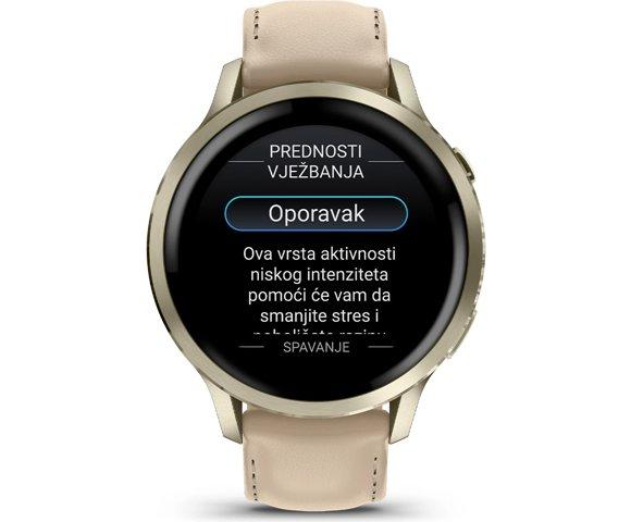 GARMIN VENU 4 41mm Gold smartwatch - slika 6
