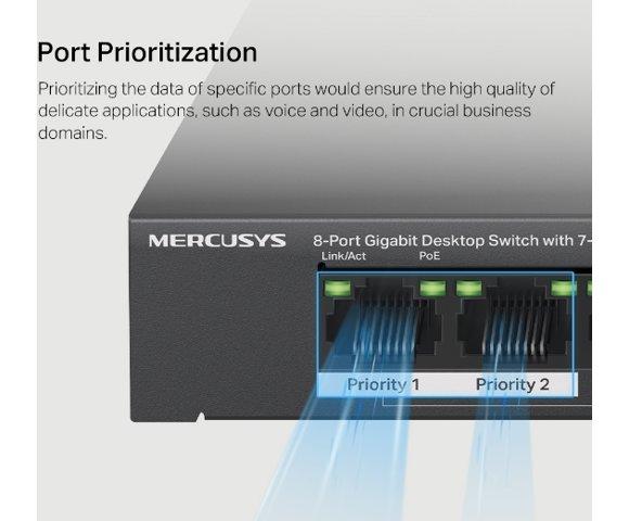 Mercusys MS108GP - slika 8