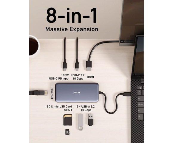 Anker 555 8-u1 USB-C HUB - slika 2