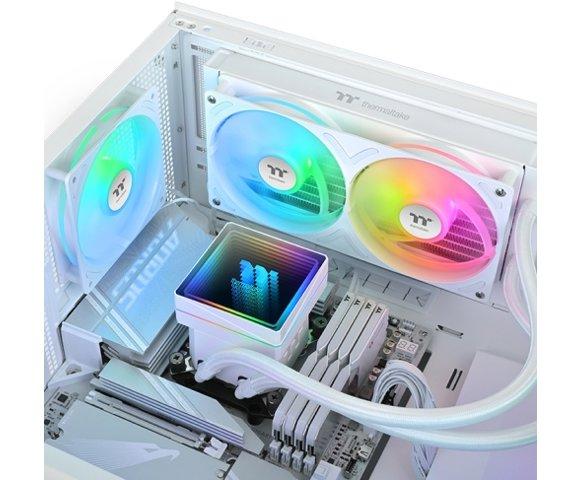 Thermaltake TH240 V3 ARGB Sync Snow Edition kuler - slika 5