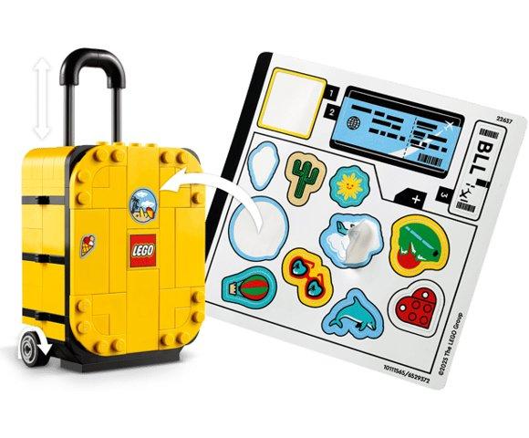 LEGO Yellow Travel Suitcase - slika 3