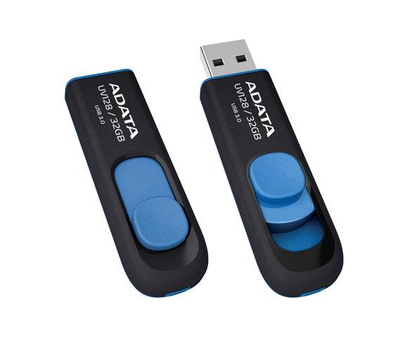 ADATA DashDrive UV128 128GB Black-Blue USB flash - slika 3
