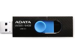 ADATA UV320 64GB Black-Blue USB memorija