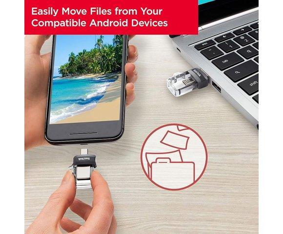 SANDISK Ultra Dual Drive m3.0 64GB USB memorija - slika 3