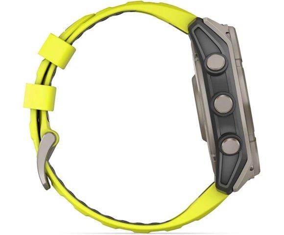 Garmin Fenix 8 51mm Solar Sapphire Yellow smartwatch - slika 3