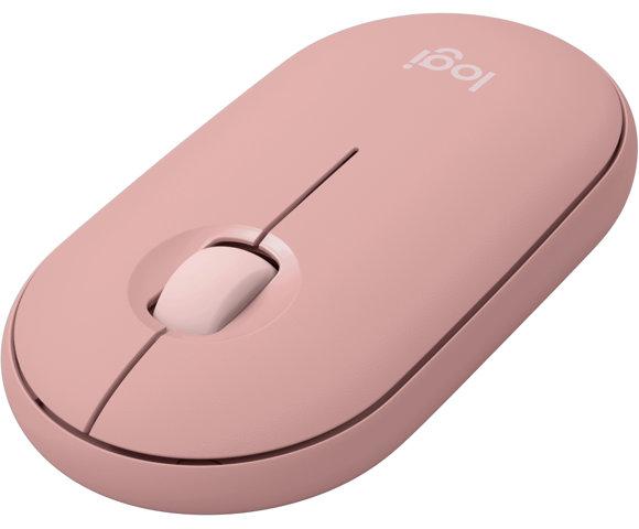 Logitech Pebble Mouse 2 M350s Tonal Rose miš - slika 2