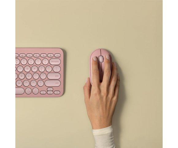 Logitech Pebble Mouse 2 M350s Tonal Rose miš - slika 9