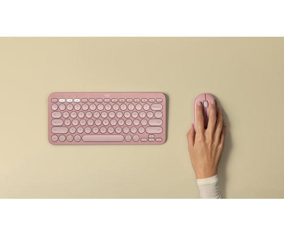 Logitech Pebble Mouse 2 M350s Tonal Rose miš - slika 8