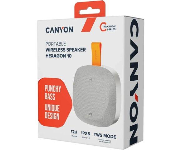Canyon Hexagon 10 Orange bluetooth zvučnik - slika 7