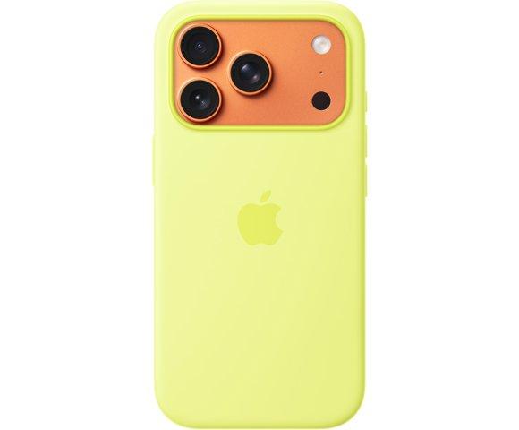 Apple iPhone 17 Pro MagSafe Silicone Case  – Neon Yellow - slika 2