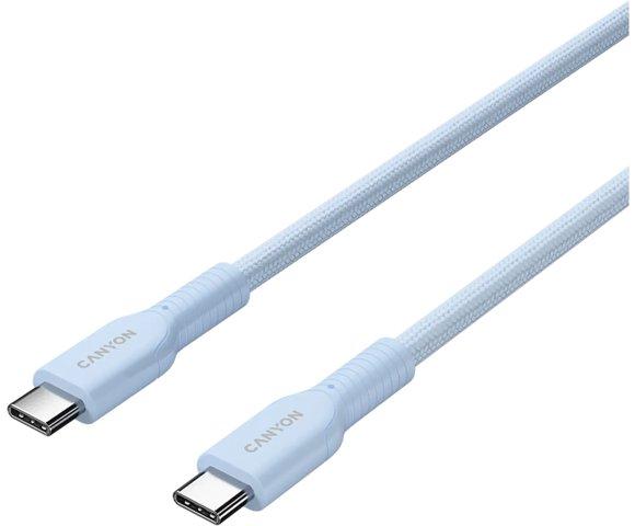 Canyon OnWire 60CL Blue USB-C 60W 1m pleteni kabl - slika 2