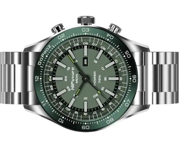 HiFuture Go Pro2 Silver Green smartwatch - slika 3