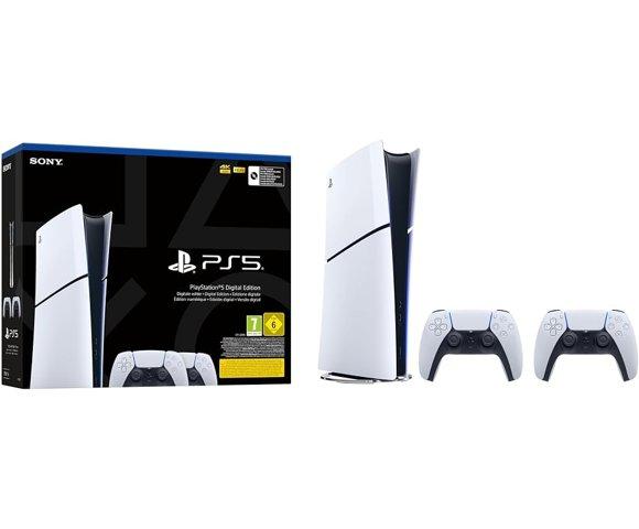 Sony PlayStation 5 Slim Digital Edition + PS5 Dualsense Wireless Controller - slika 2