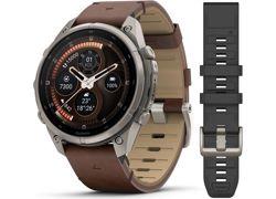 GARMIN Fenix 9 Pro inReach 47mm Titanium Brown smartwatch