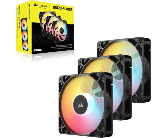 Corsair RS120-R ARGB 120mm PWM Reverse Fans Triple Pack - slika 8