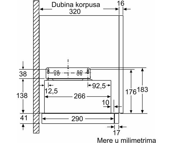 Bosch DFL064W54 teleskopski kuhinjski aspirator - slika 16