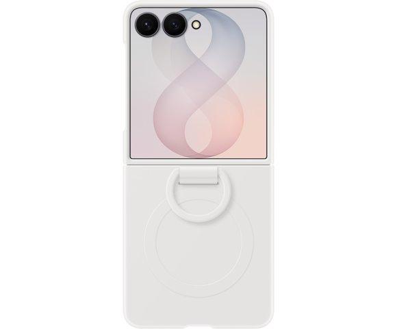 Samsung Galaxy Z Flip8 Silikonska Ring magnetna futrola (Cream) - slika 4