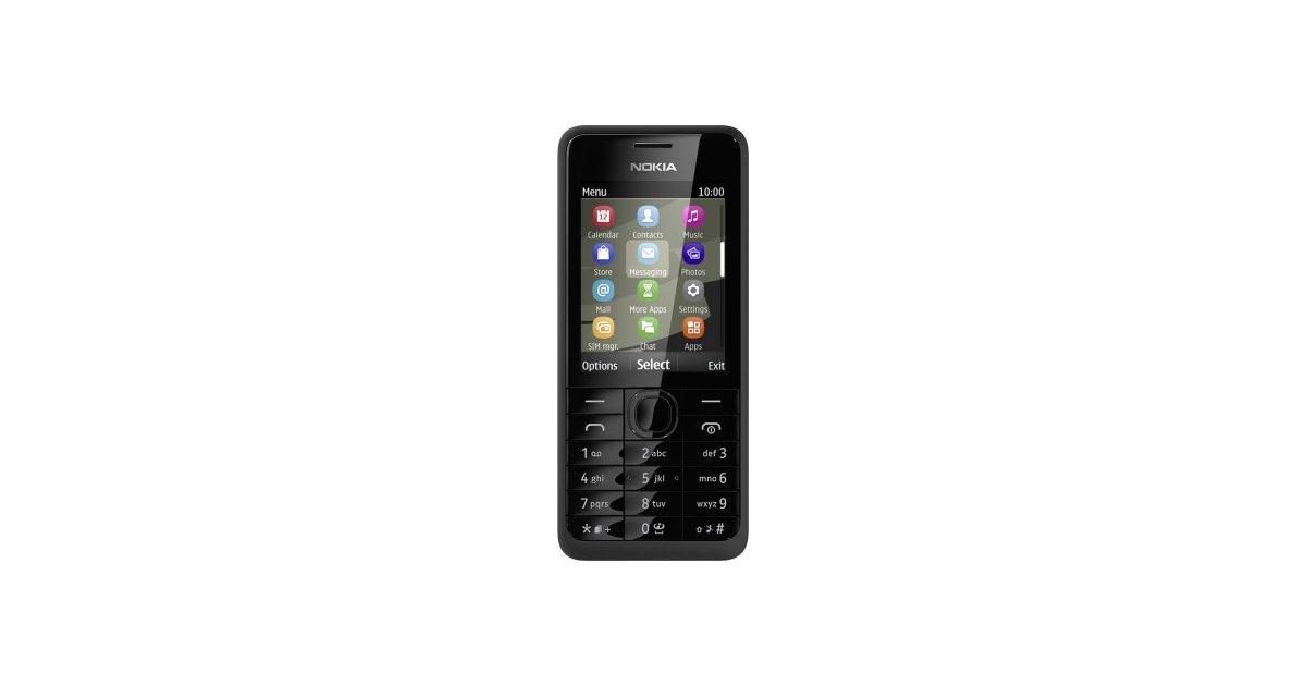 Nokia ASHA 301 DS BK - Multicom
