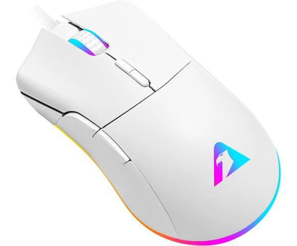 Armaggeddon Falcon V Stealth White gaming miš - slika 2